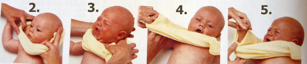 A babaöltöztetés sorrendje 2 (forrás: Elizabeth Fenwick: A kismamák nagykönyve)