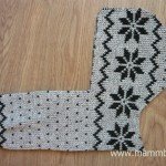 Kötött pulcsiból kesztyű és sapkasál 9