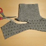 Kötött pulóverből meleg, téli nadrág gyerekeknek 6