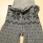 Kötött pulóverből meleg, téli nadrág gyerekeknek 7