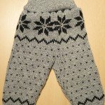 Kötött pulóverből meleg, téli nadrág gyerekeknek 8