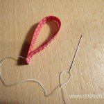 Mikulás zokni készítése, letölthető szabásmintával