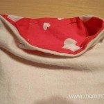 Mikulás zokni készítése, letölthető szabásmintával