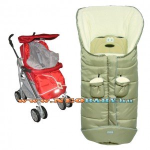 kesztyűvel készült bundazsák kisgyerekeknek