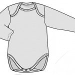 Boríték nyakú body Babakelengye lista - body