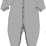 Elöl patentos rugdalózó Babakelengye lista - rugdalózó