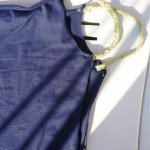 Strandruha és fejkendő pólóból