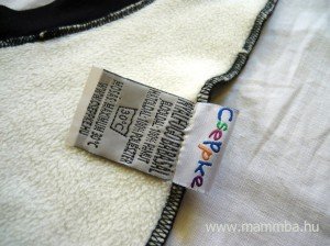 Cseppke babasál, nyálfogó kendő