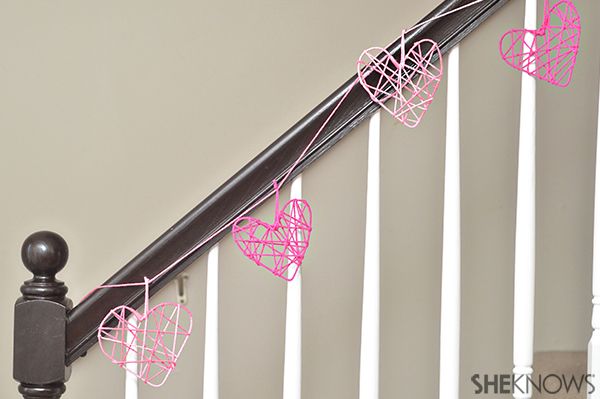 Szíves dísz készítése