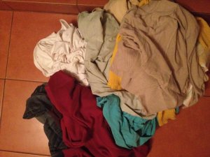 Sötét és fehér ruhák színfogós mosás után