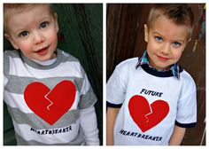 Szíves ruhák fiúknak