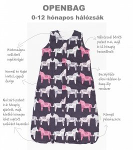 Openbag hálózsák és hordható takaró gyerekeknek