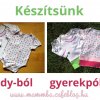 Gyerekpóló készítése body-ból
