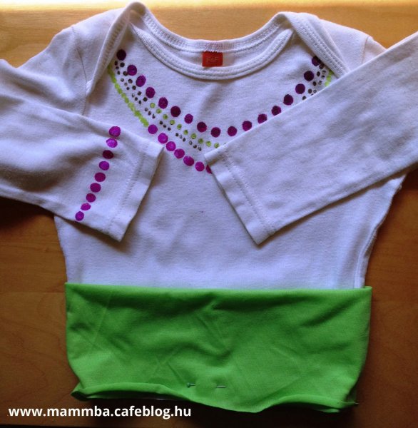 Gyerekpóló készítése body-ból