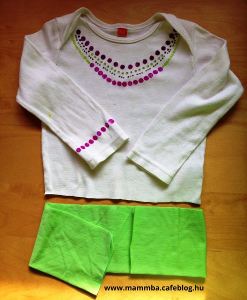 Gyerekpóló készítése body-ból
