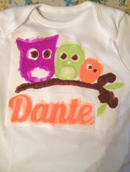 Freezer paper és textilfesték