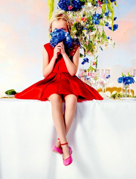 Virágos gyerekruhák a luxusmárkáktól