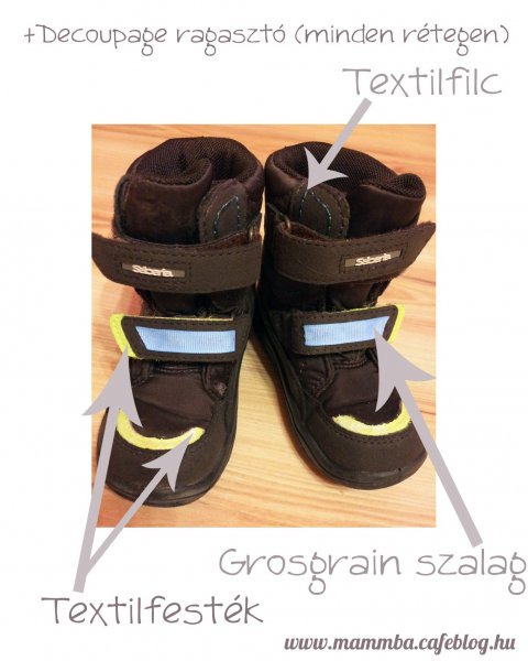 Lányos csizmából fiús csizma készítése